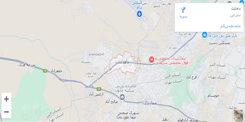 فروش باغ ویلا در ماهدشت