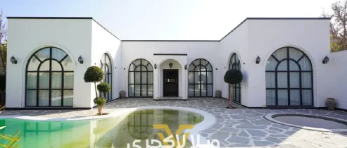 نمای ویلای فلت