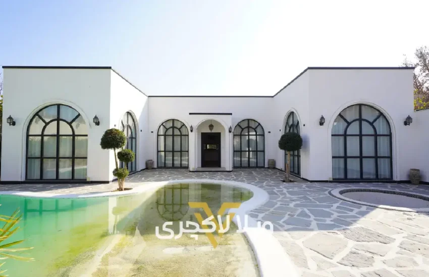 نمای ویلای فلت