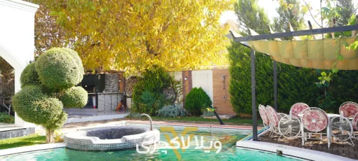 استخر و جکوزی باغ ویلا